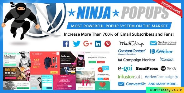 You are currently viewing Ninja Popups – Popup Plugin for WordPress Free Download