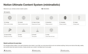 Read more about the article NotionWay – Notion Ultimate Content System (aesthethic) & (minimalistic) Download