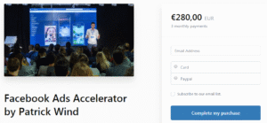 Read more about the article [SUPER HOT SHARE] Patrick Wind – Facebook Ads Accelerator 2019 Download