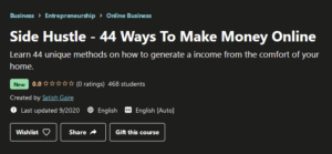 Read more about the article [GET] Side Hustle – 44 Ways To Make Money Online Free Download