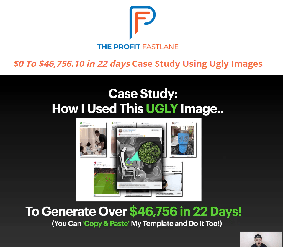 You are currently viewing [SUPER HOT SHARE] The Profit Fastlane – $0 To $46,756.10 in 22 days Case Study Using Ugly Images Download