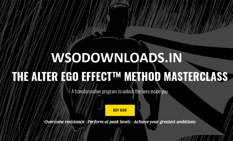 You are currently viewing [SUPER HOT SHARE] Todd Herman – The Alter Ego Effect Method Masterclass Download
