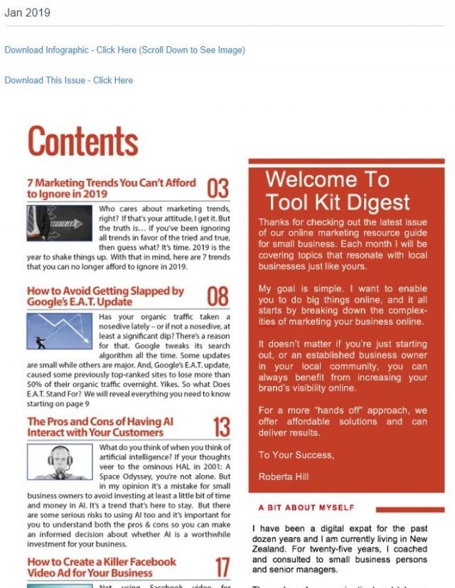 You are currently viewing Tool Kit Digital Marketing Digest 2019 – Create Your Own Account