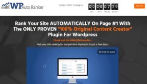 Read more about the article [Get] WP Auto Ranker – Rank your site on Google AUTOMATICALLY