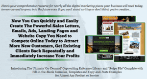 Read more about the article [GET] Yanik Silver – Ultimate Internet Copywriting Seminar Free Download