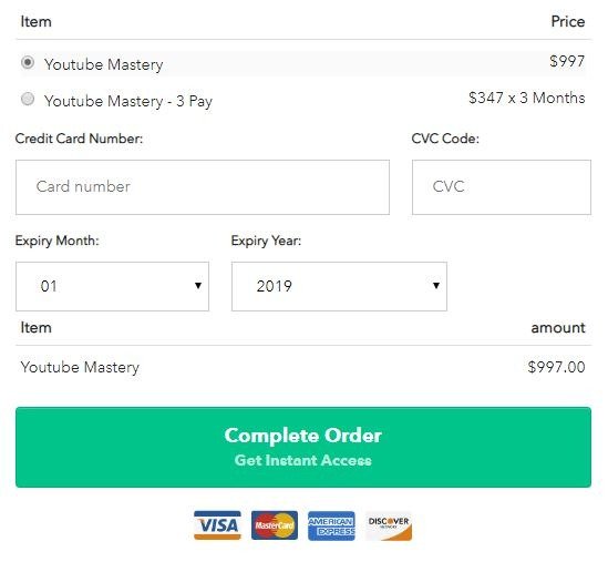 You are currently viewing [SUPER HOT SHARE] YouTube Mastery 2019 $997 – Learn How To Make $60,000+ Per Month With YouTube