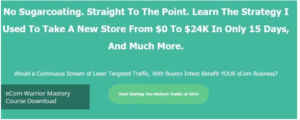 Read more about the article [Get] eCom Warrior Mastery Course Download